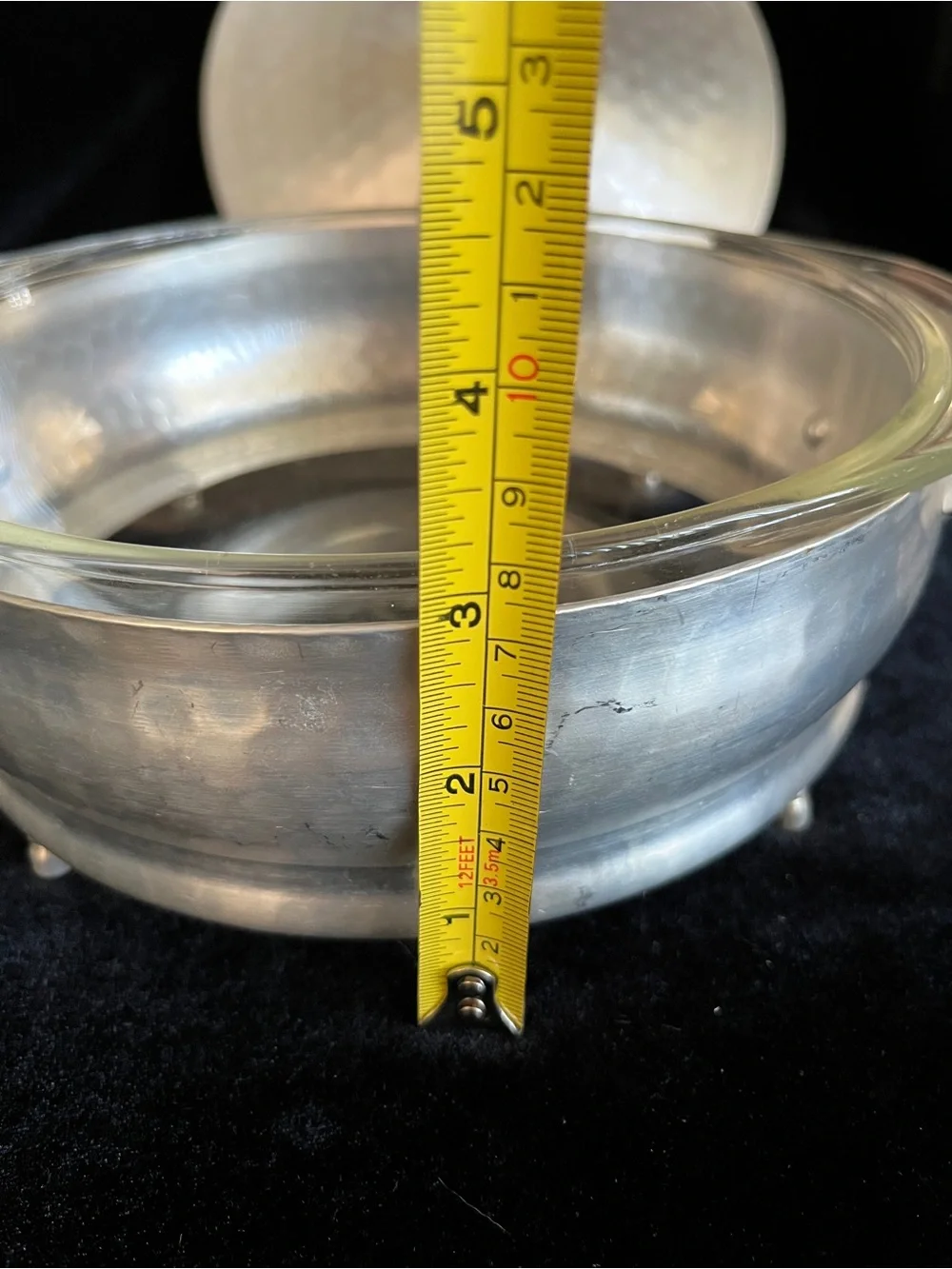 N/A glass lot hammered